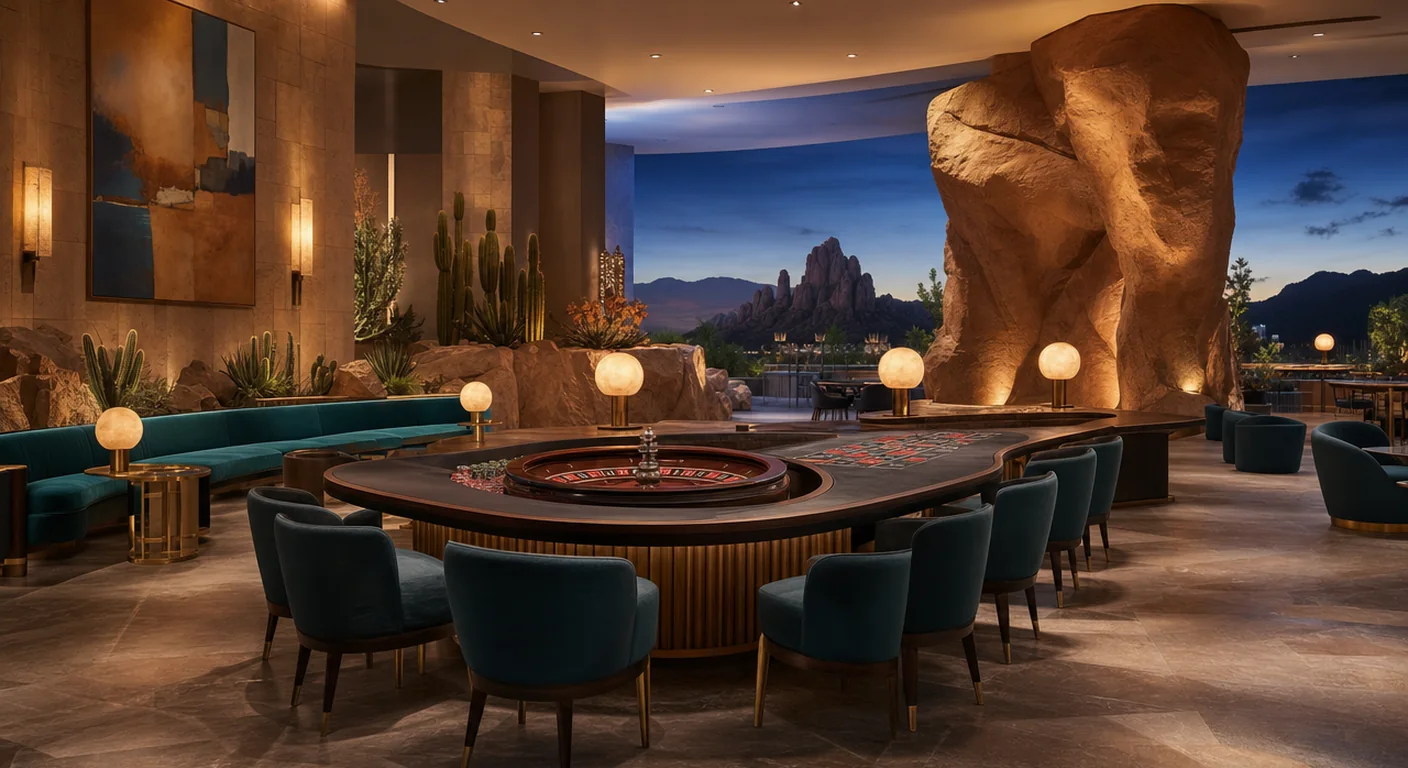 Hardrockcasino.com Online desert-modern casino lounge